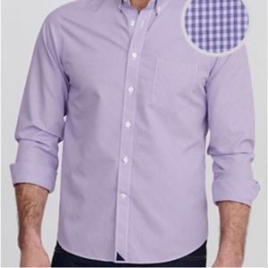 Untuck it Men’s Speri Gingham Micro Checked Long Sleeve Button Down XXLarge